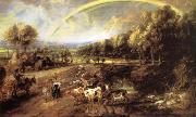 Peter Paul Rubens Landscape with Rainbow oil painting artist